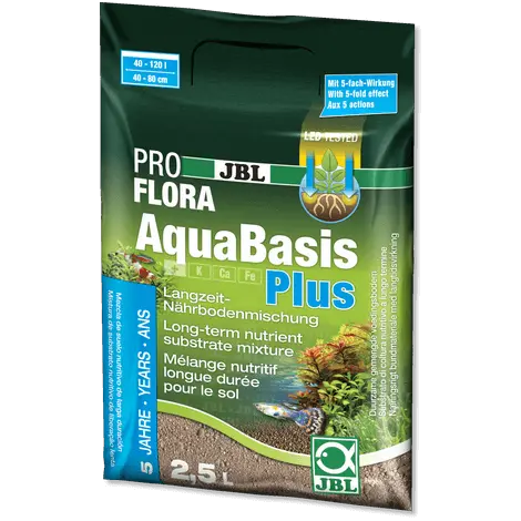 JBL Aquabasis Plus | Sustrato Nutritivo para Plantas Acuáticas en Acuarios de Agua Dulce | Efecto Duradero Hasta 5 Años