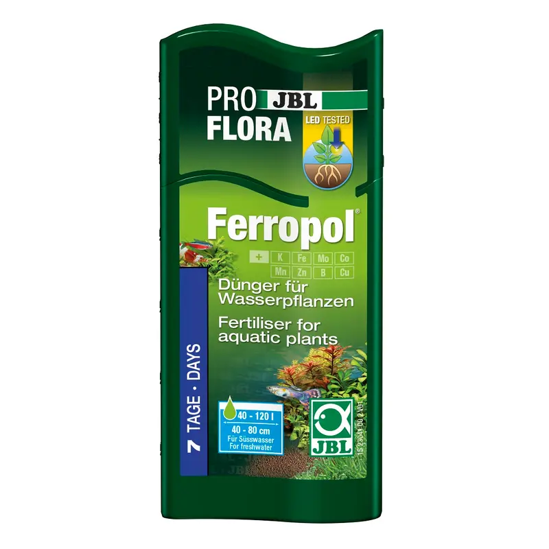 JBL Ferropol | Fertilizante Líquido Completo para Plantas Acuáticas sin Fosfatos ni Nitratos