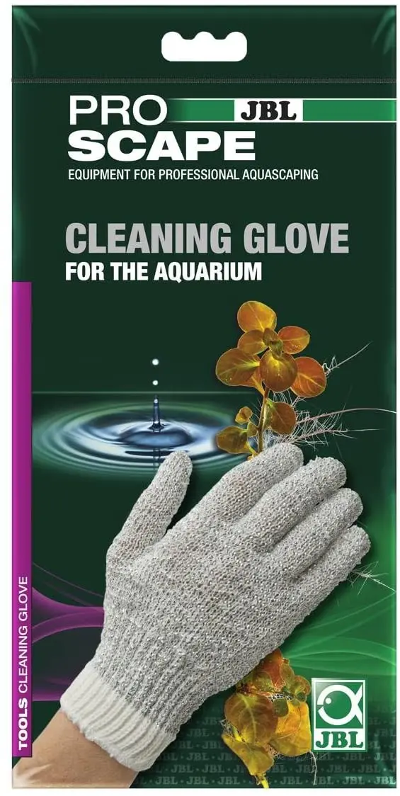 JBL Guantes de mantenimiento para cristales de acuario | Guante para limpieza de vidrio y equipo técnico