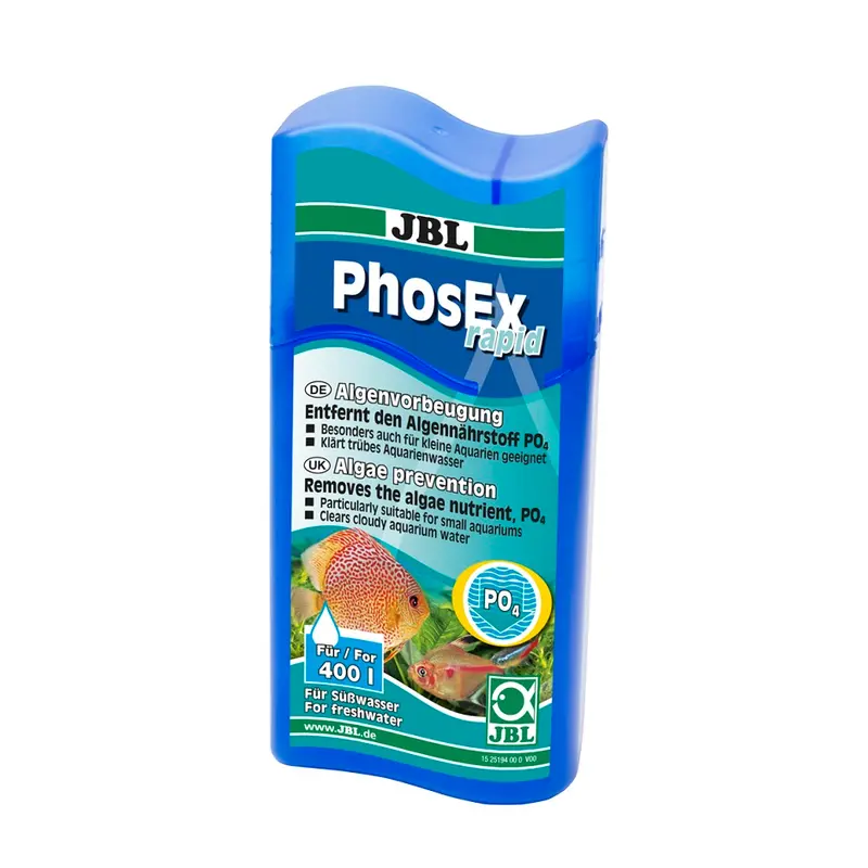 JBL Phosex Rapid 100 ml | Eliminador de fosfato en formato liquido en Acuarios de agua dulce