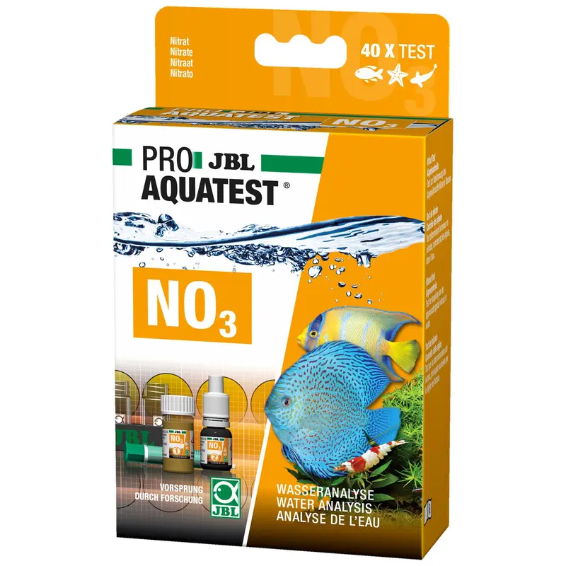 JBL Proaquatest NO3 Nitrato – Test rápido para medir los niveles de nitratos en acuarios marinos y de agua dulce