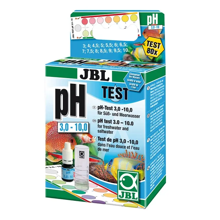 JBL ProaquaTest pH 3.0-10.0 – Test Rápido para Medir el pH en Acuarios y Estanques | Control Preciso del Nivel de Acidez