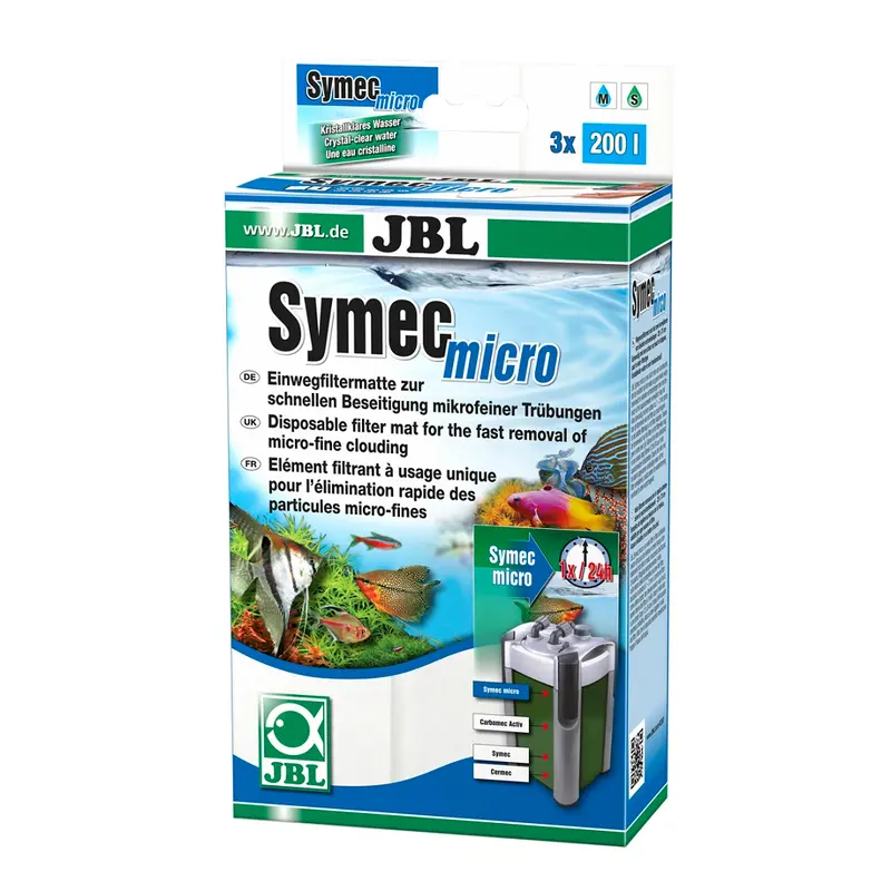 JBL Symec Micro | Elemento filtrante para eliminación de partículas micro-finas en acuarios