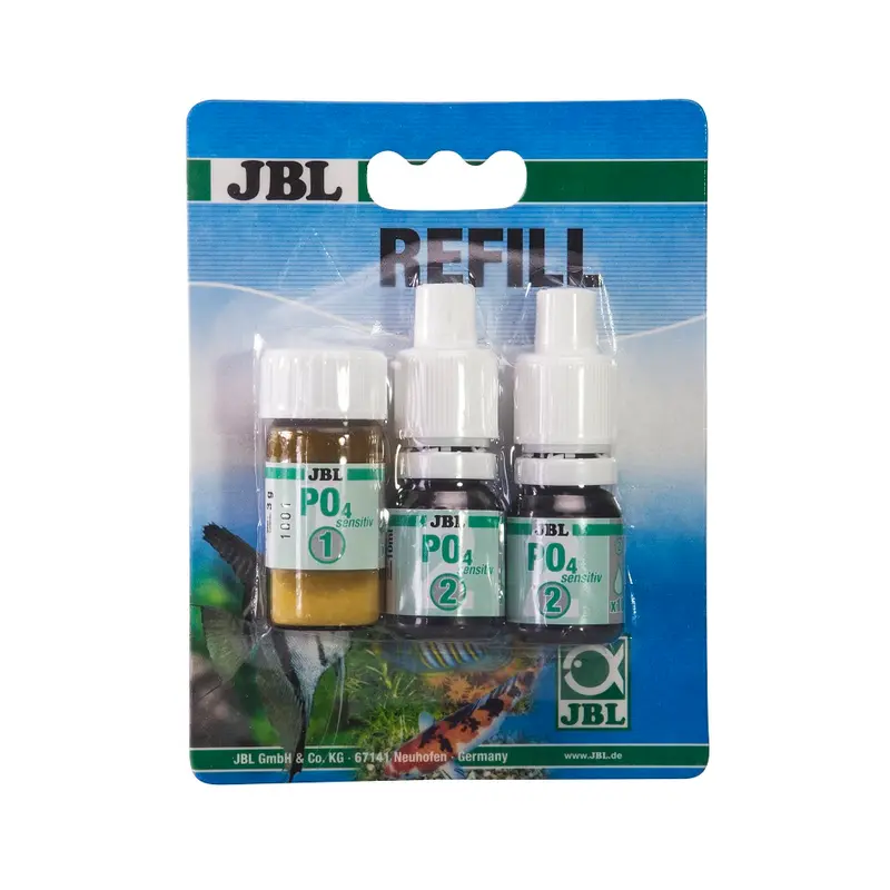 JBL Test PO4 Fosfato Sensitive Proaqua Refill – Test de Fosfatos para Acuarios y Estanques (Refill)