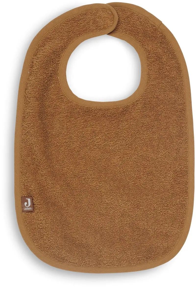 Jollein - slab badstof (caramel) - katoen - slabbetjes baby - 37 cm