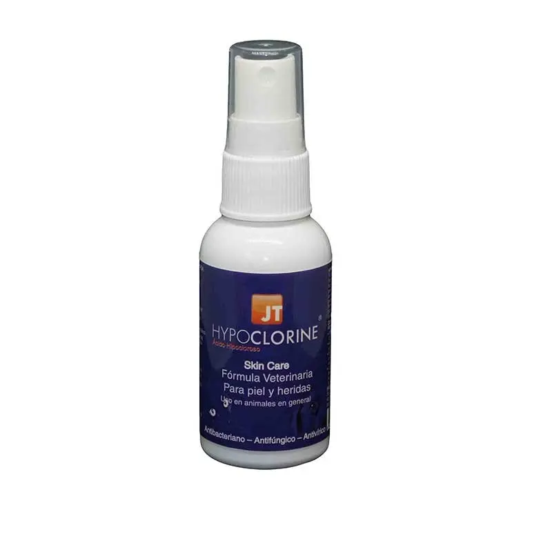 🧴 JT Hypoclorine Skin Care 60 ml | Spray antiséptico para la piel de perros y gatos