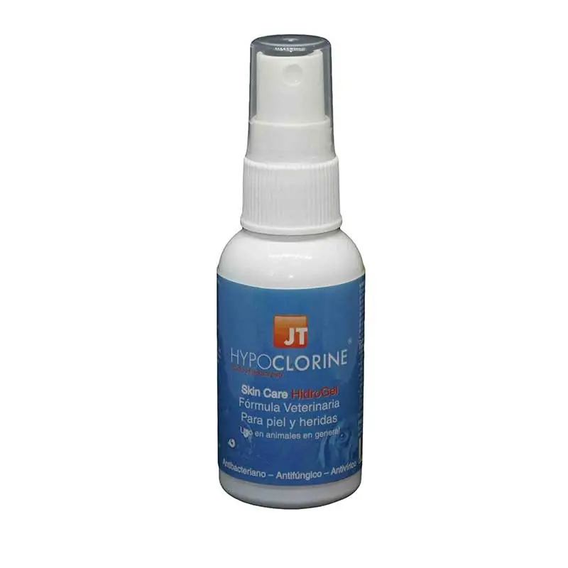 🧴 JT Hypoclorine Skin Care Hidrogel 60 ml | Higiene tópica para mascotas