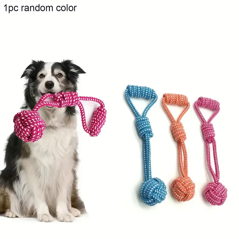 Juguete de Cuerda con Pelota para Perros | Diversión y Ejercicio