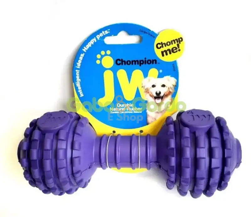 Juguete JW Hueso Chompion Grande (Color Rojo) para perro