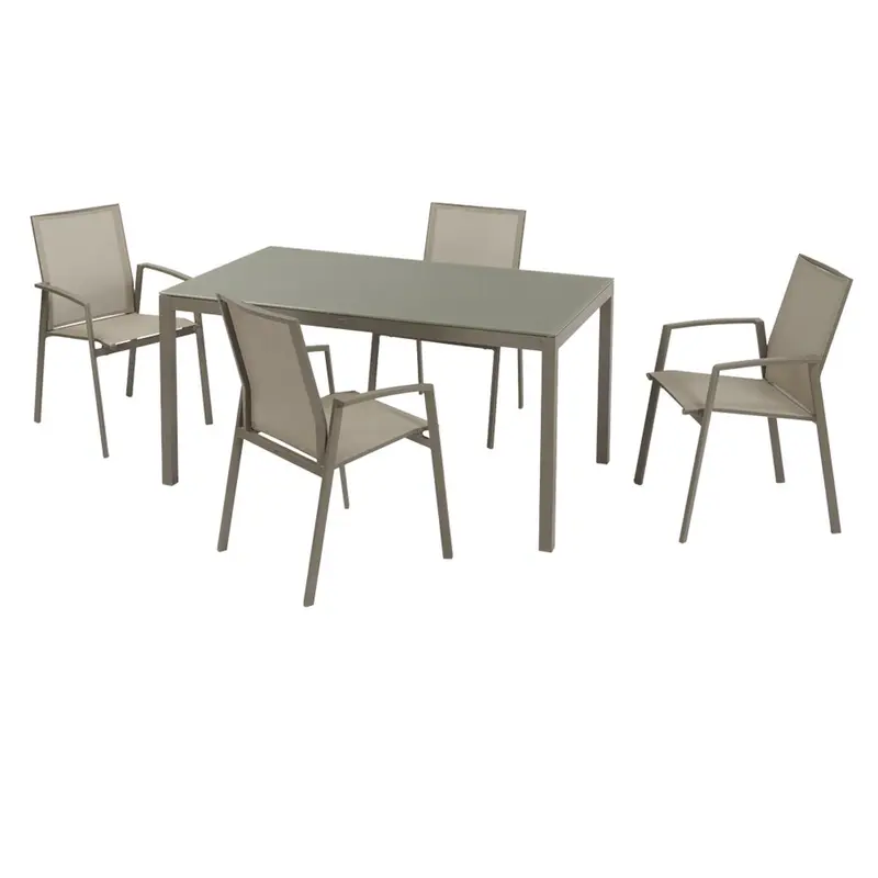 Karol - Set pranzo da giardino 6/8 posti
