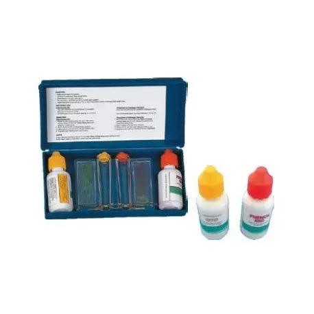 Kit Analizzatore Liquido PH e Cloro - Test ph e cloro a gocce per piscine