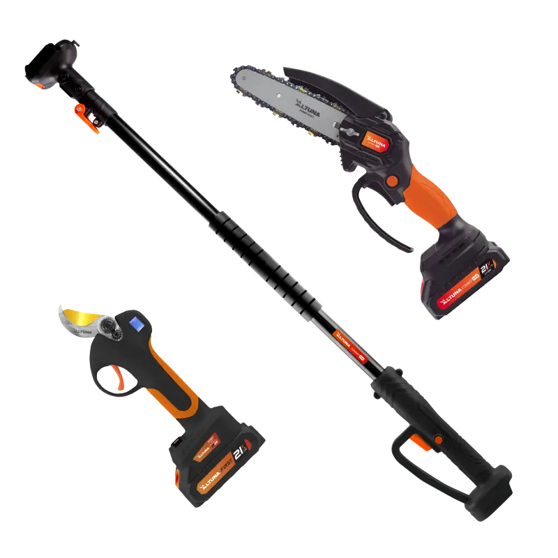 KIT TIJERA+MOTOSIERRA+PERTIGA 2 BAT.21V