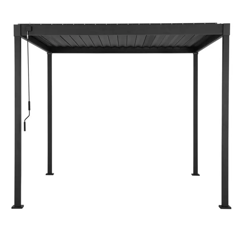 Klima - Pergola 3x3 in metallo antracite