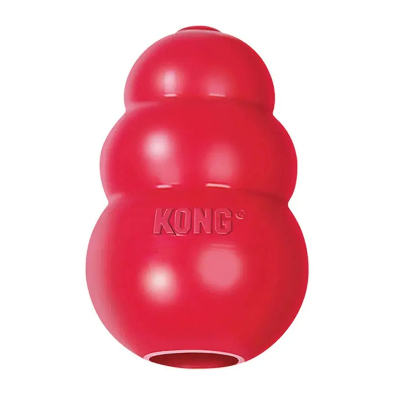 🐶 KONG Classic – Juguete de Caucho Natural Súper Resistente para Perros