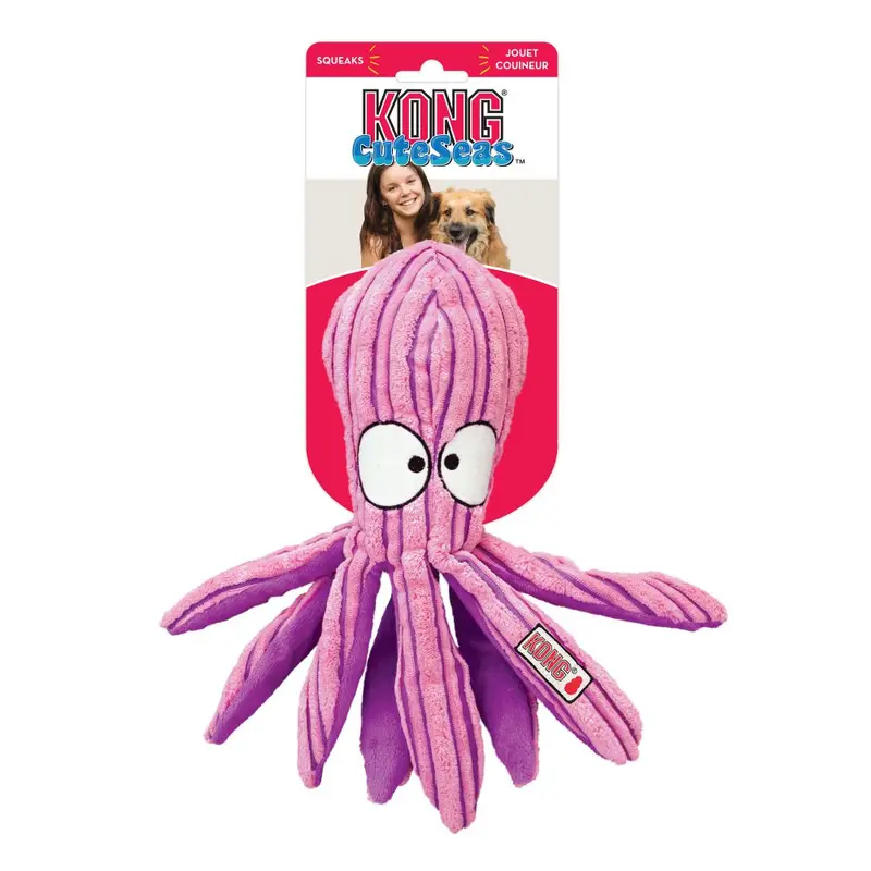KONG cute seas pulpo | juguete Kong con forma de pulpo para perro