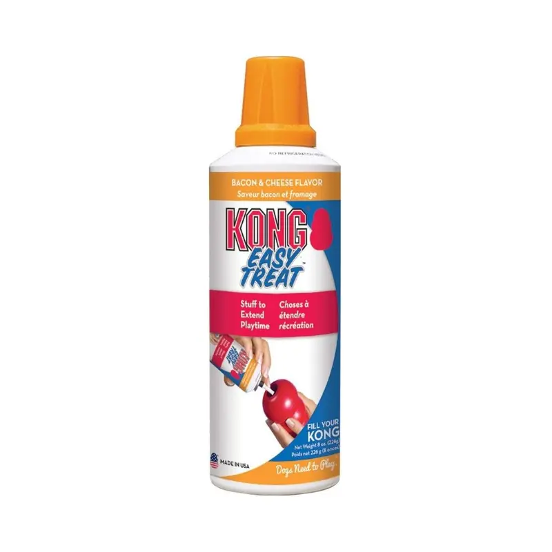 KONG pasta de queso cheddar 236 ml / KONG Easy Treat Cheddar Cheese 236 ml