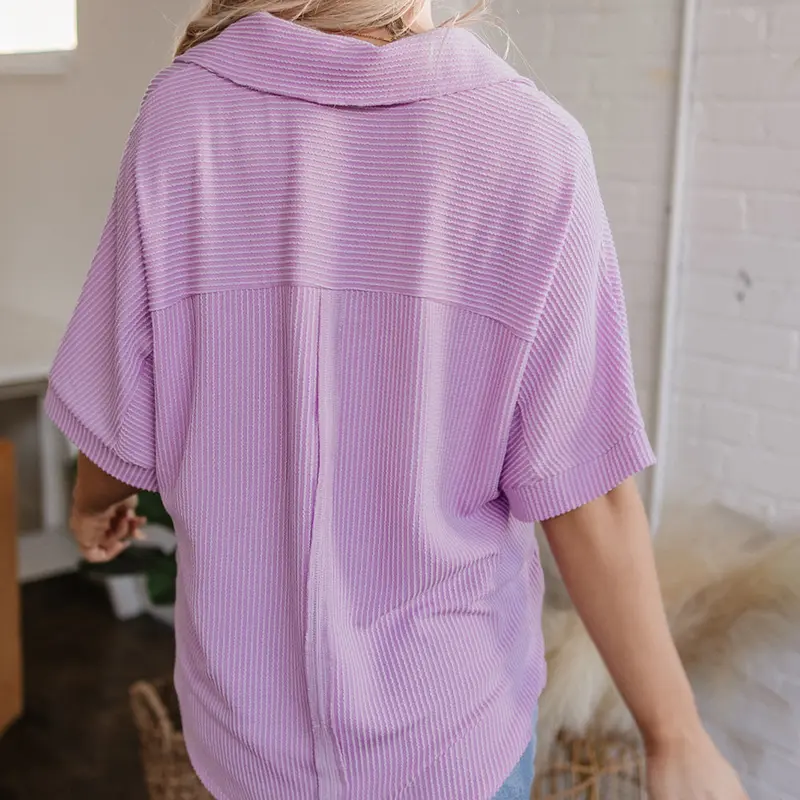 Kyla Collared Buttoned Blouse