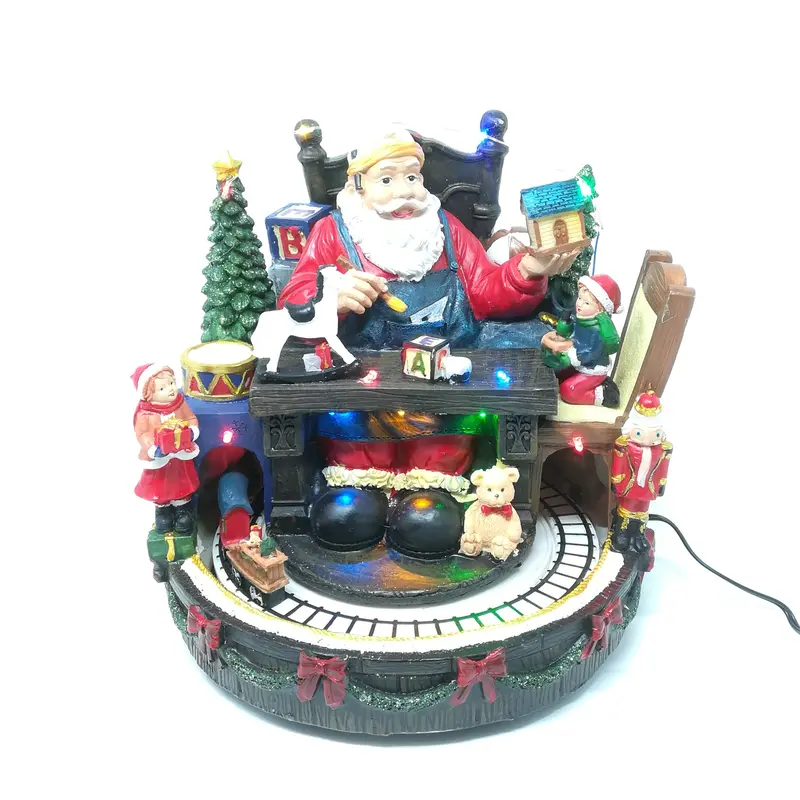 Laboratorio di Babbo Natale con Trenino che Gira
