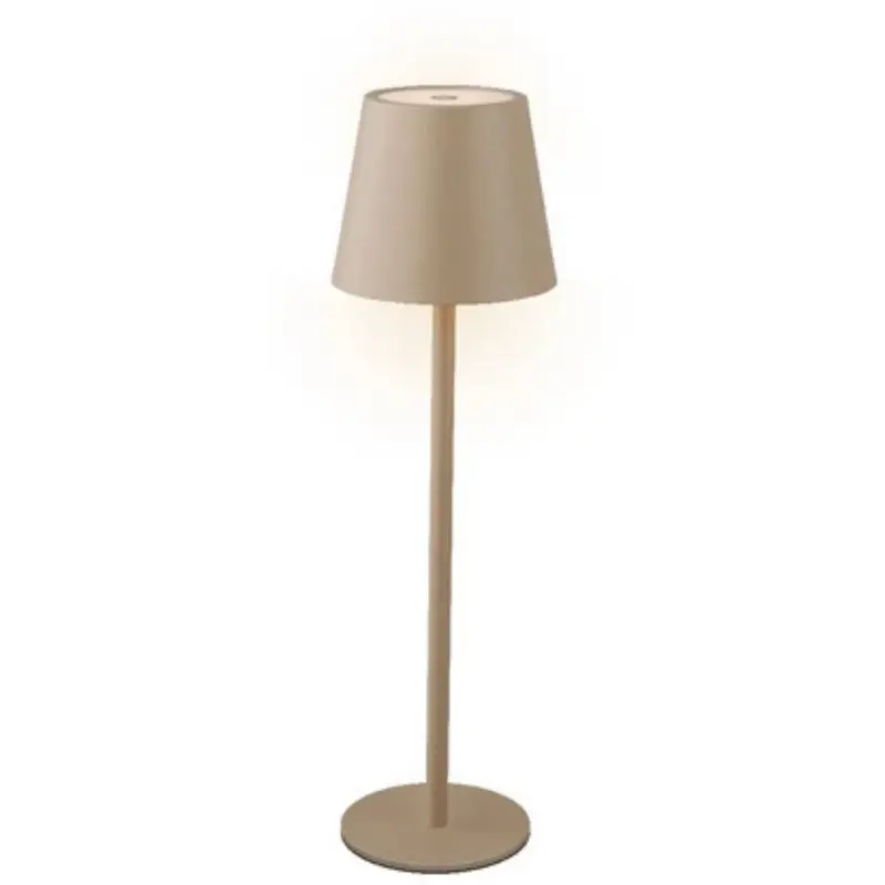 Lampada da tavolo ricaricabile in metallo