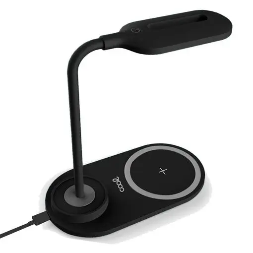 Lampara LED + Base de Carga Inalámbrica QI - Cool