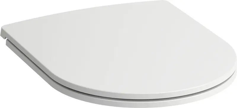 Laufen closetzitting slim 37.4x44.3x5.3cm met deksel met dempingsmechanisme afneembaar systeem duroplast wit