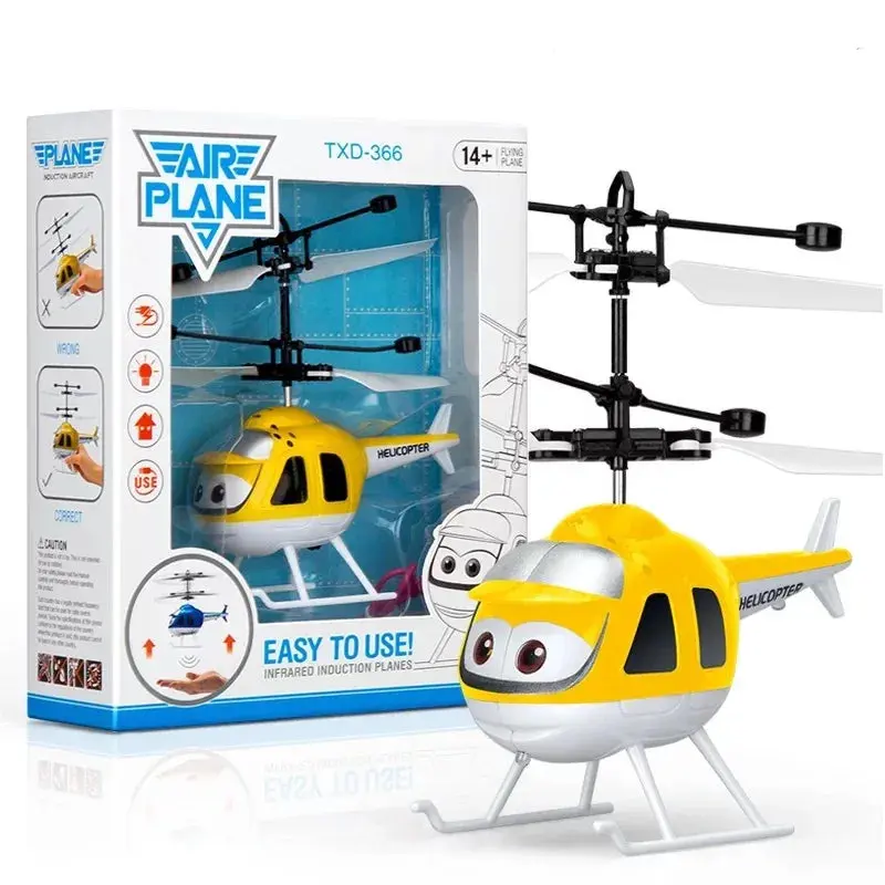 LED Induction Flying Helicopter Toy