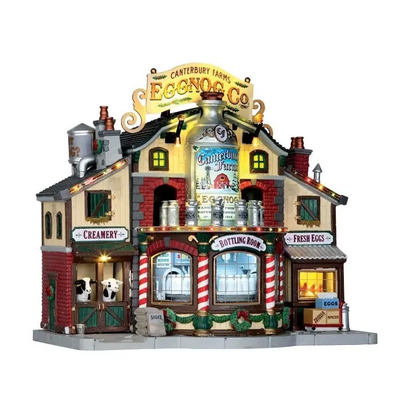 LEMAX VILLAGE CANTERBURY FARMS EGGNOG FACTORY 65131