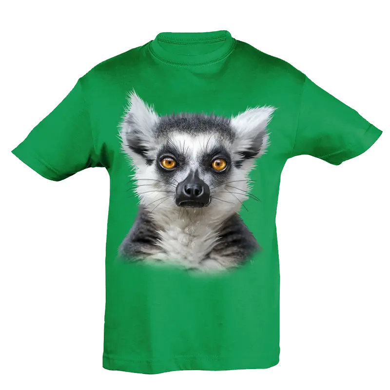 Lemur Cub Head T-shirt kid