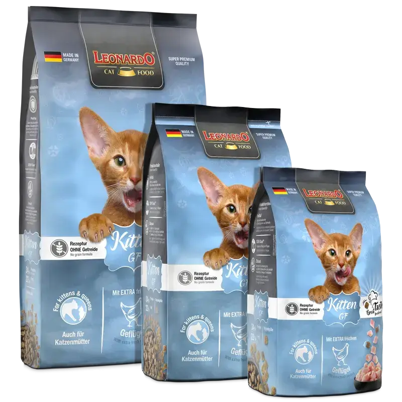 🐾 LEONARDO® Kitten GF | Pienso sin cereales para gatitos hasta 1 año y gatas lactantes