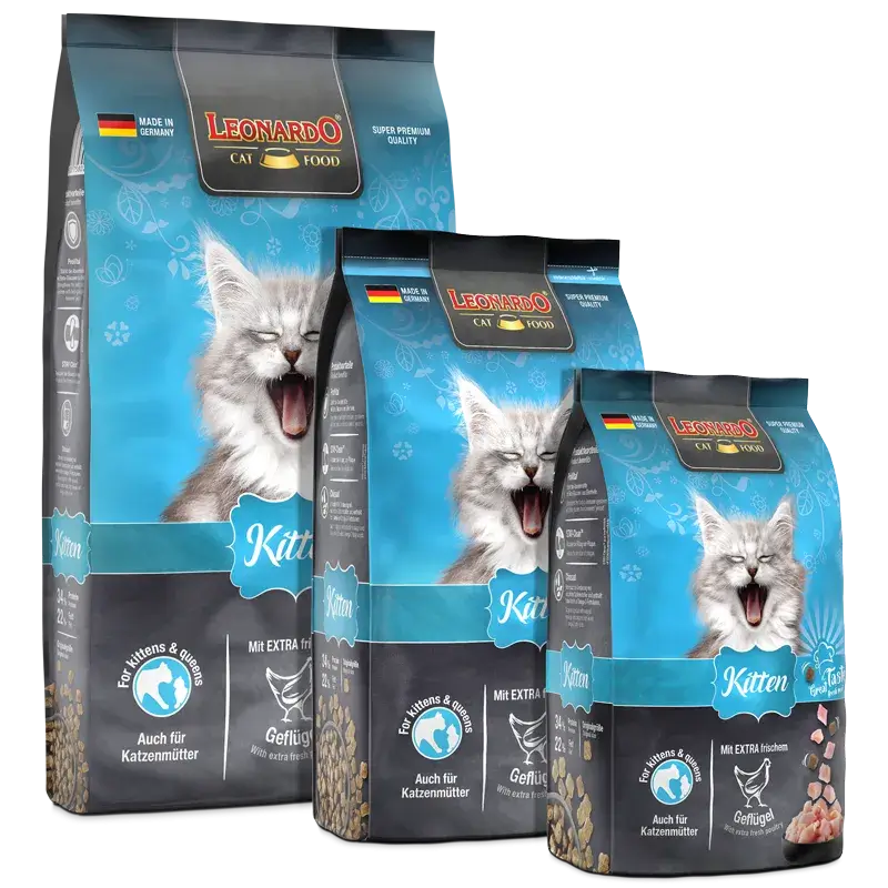 🐾 LEONARDO® Kitten | Pienso premium para gatitos hasta 1 año y gatas lactantes