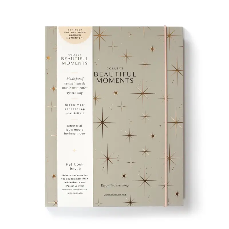 Leukigheidjes - collect beautiful moments invulboek - journal- gratis stickervellen - invulboek voor herinneringen
