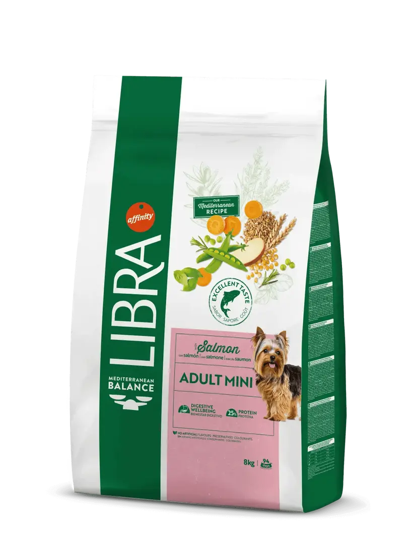 LIBRA Adult Mini Salmon | Pienso con salmón para perros adultos pequeños