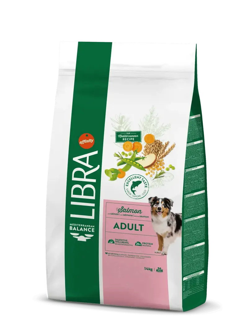 LIBRA Adult Salmon | Pienso con salmón para perros adultos