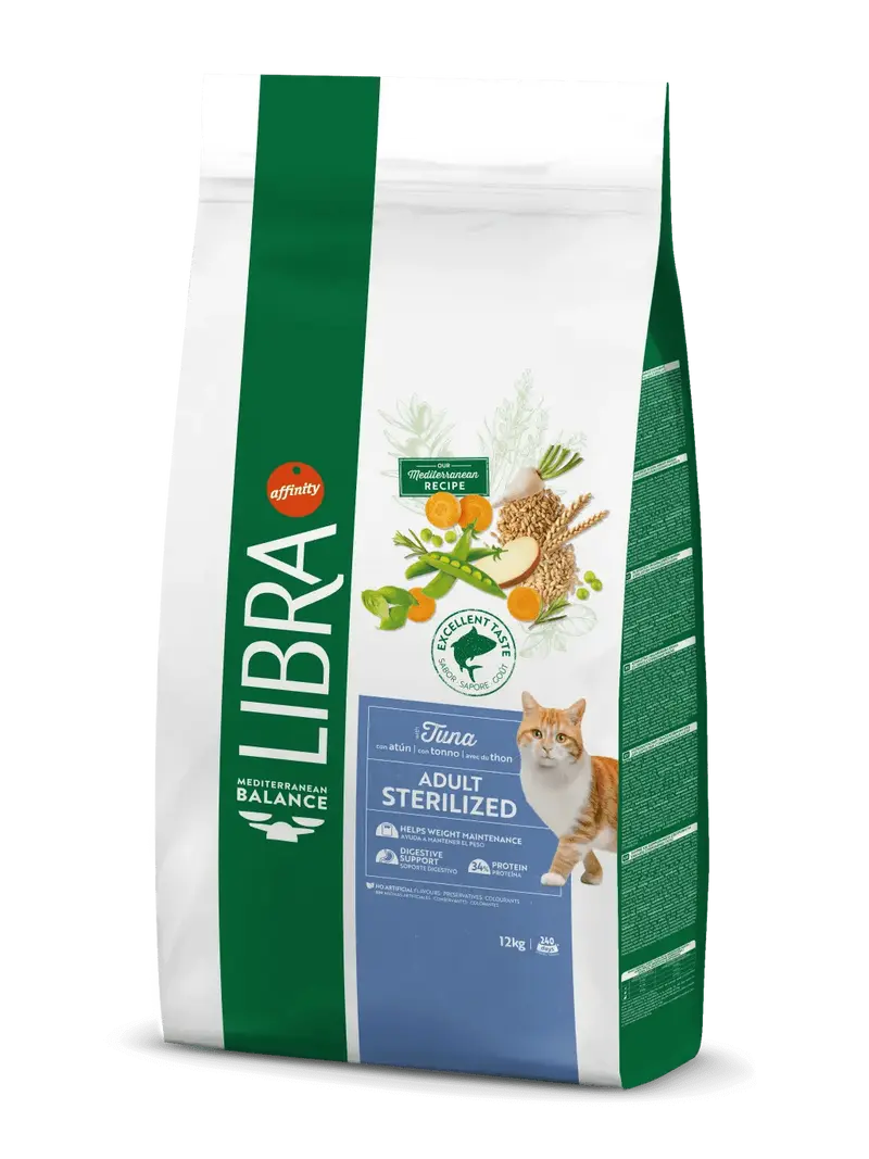 LIBRA Adult Sterilized Tuna | Pienso con atún para gatos adultos esterilizados
