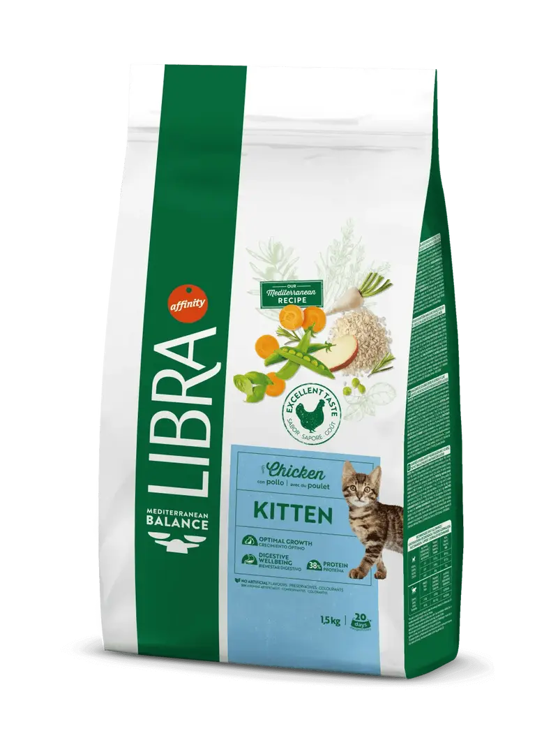 LIBRA Kitten Chicken | Pienso con pollo para gatitos 1,5 kg