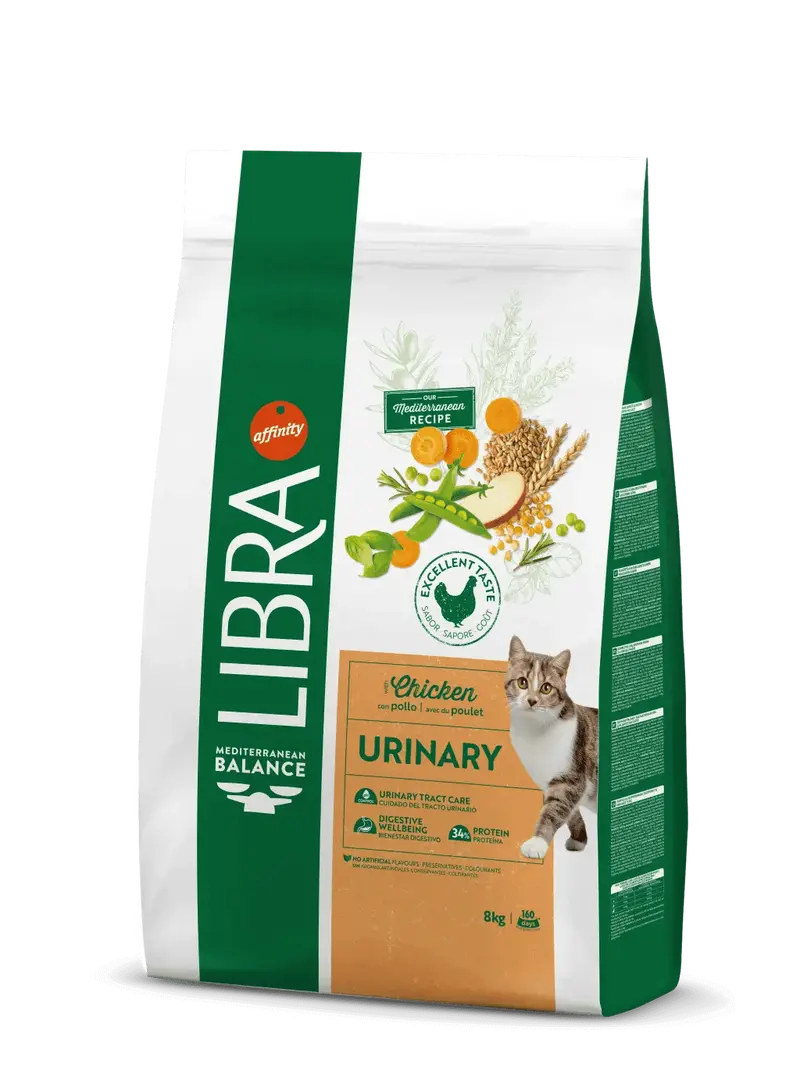 LIBRA Urinary Chicken | Pienso con pollo para gatos con problemas urinarios