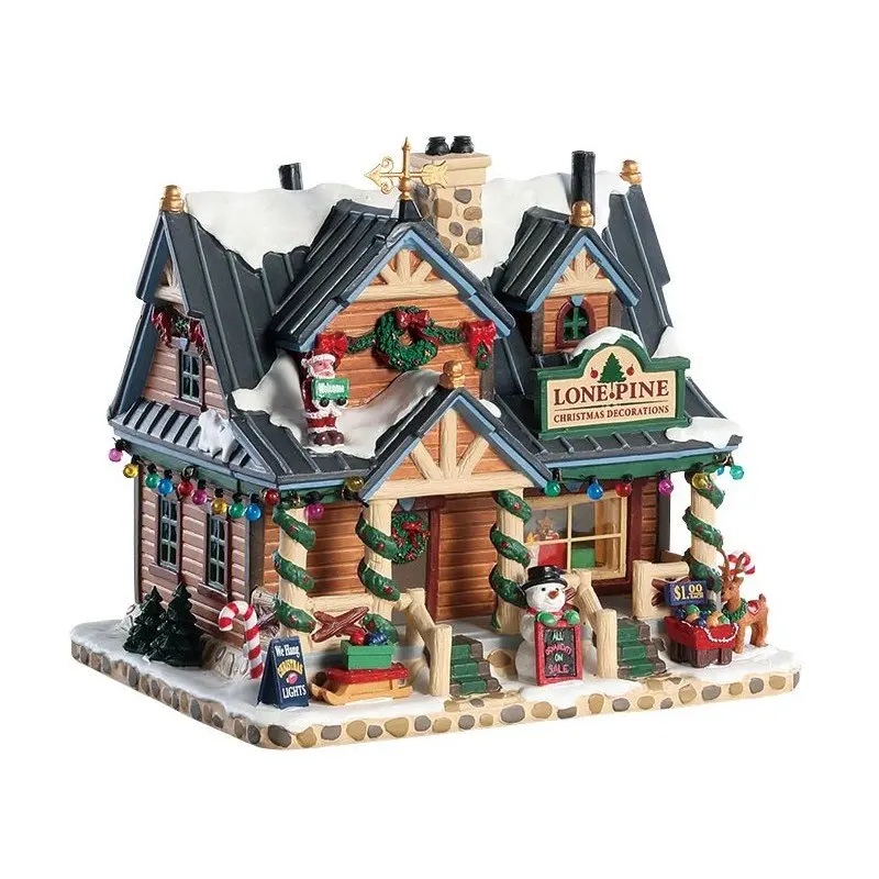 Lone Pine Christmas Decorations (cod.85323)-Negozio Lemax