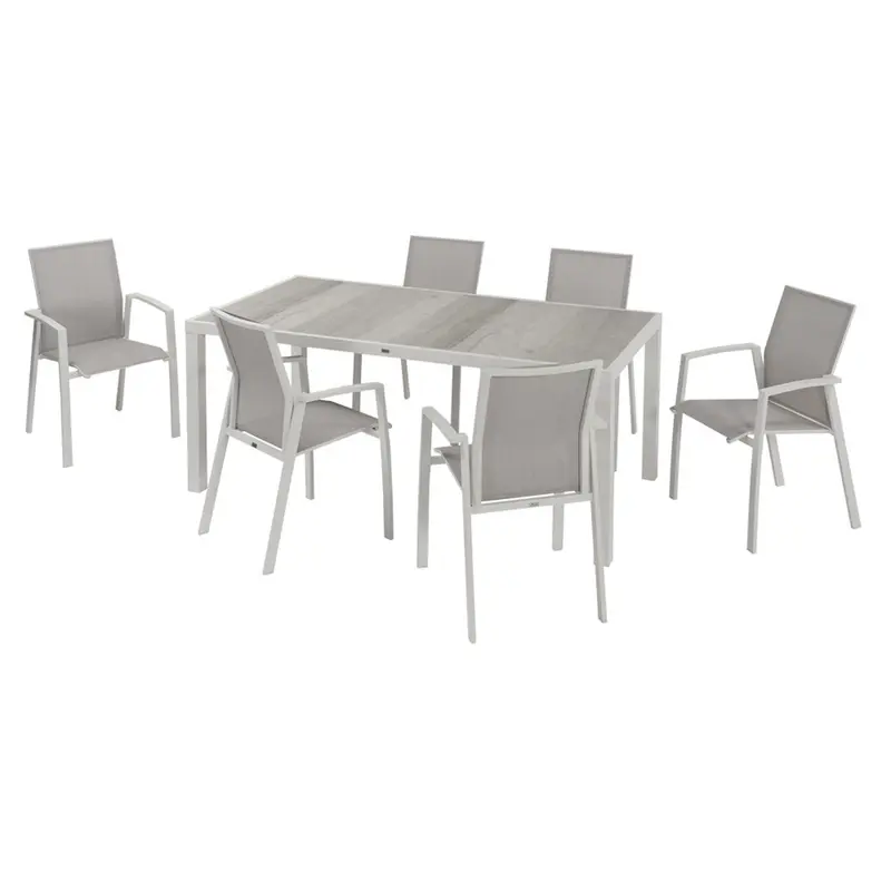 Lory - Set pranzo da giardino 6/8 posti