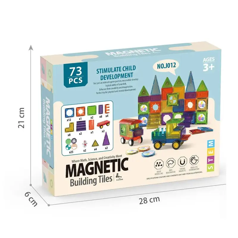 Magnetic Tiles Building Blocks