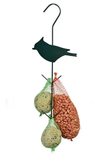 MANGIME UCCELLI DISPENSER A GANCIO DA APPENDERE SET 2 PEZZI