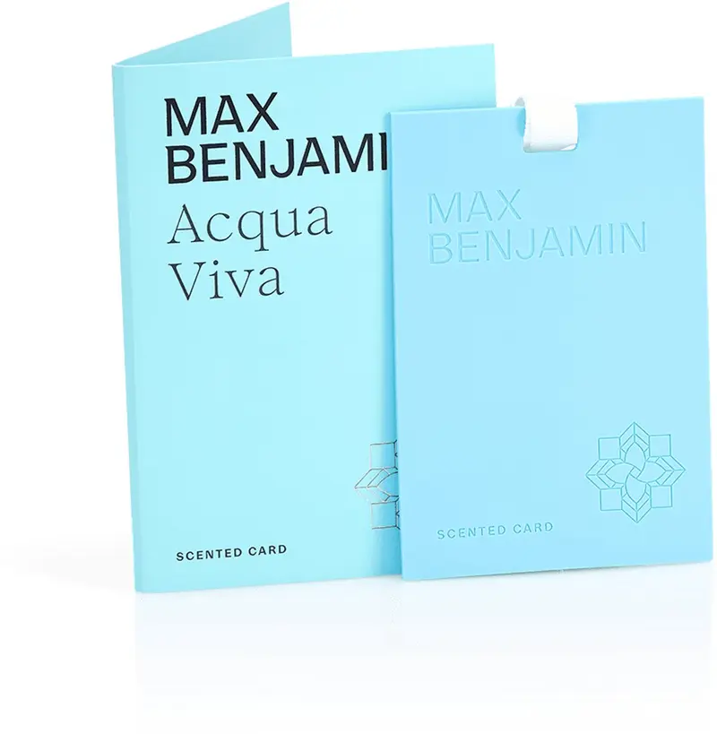 Max benjamin - geurkaart - acqua viva