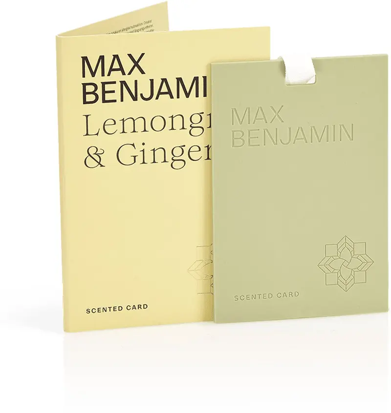 Max benjamin - geurkaart - lemongrass ginger