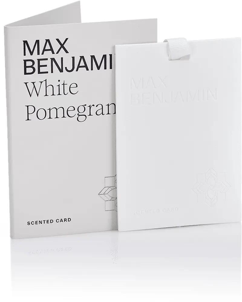 Max benjamin - geurkaart - white pomegranate