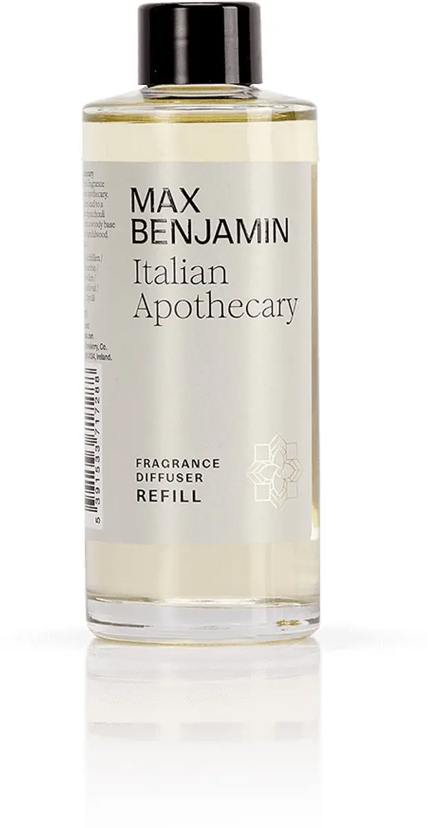 Max benjamin navulling voor geurstokjes 150ml - italian apothecary