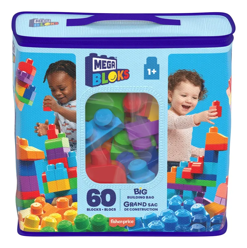 Mega Bloks Big Building Bag Blue