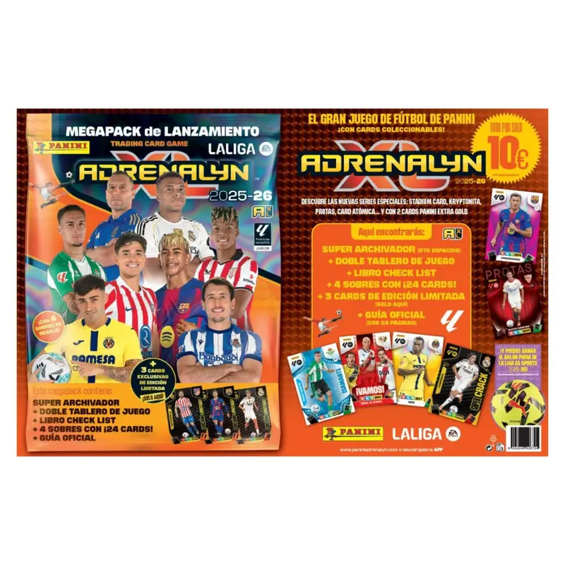 Megapack de Lanzamiento Adrenalyn XL LaLiga 2025-26 – Panini
