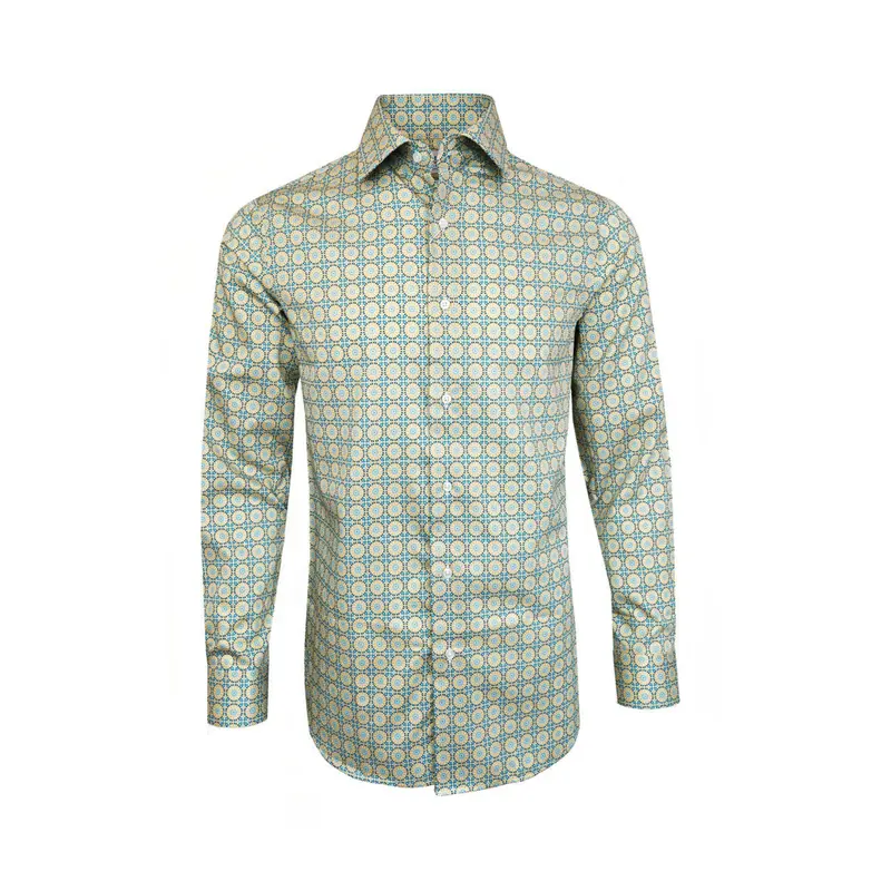 Men’s Geometric Slim Fit Shirt