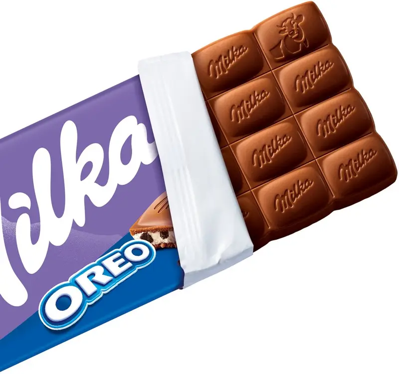 Milka chocolade reep oreo - doos 22 x 100 gram - chocoladerepen en tabletten - voorraad - verjaardag cadeau vrouw of man - geschenkset voor man en vrouw