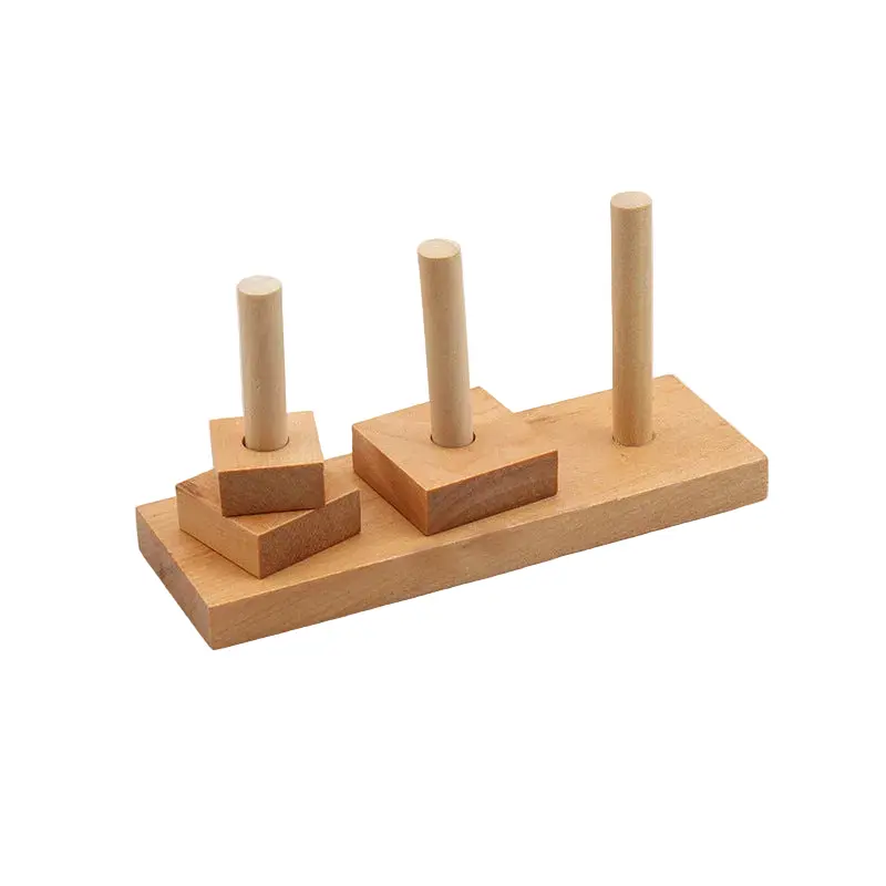 Mini Three-Layer Wooden Puzzle Set