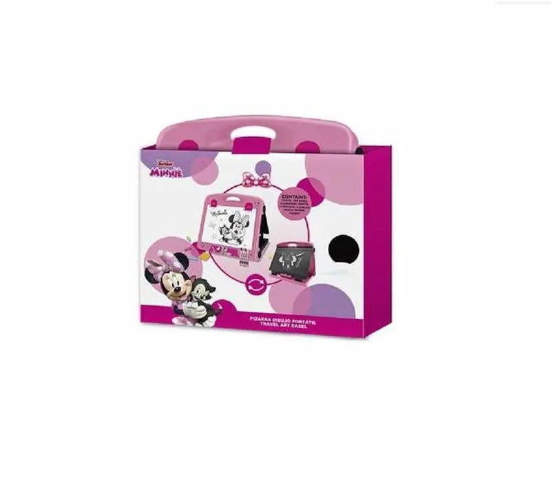Minnie mouse tekenset roze